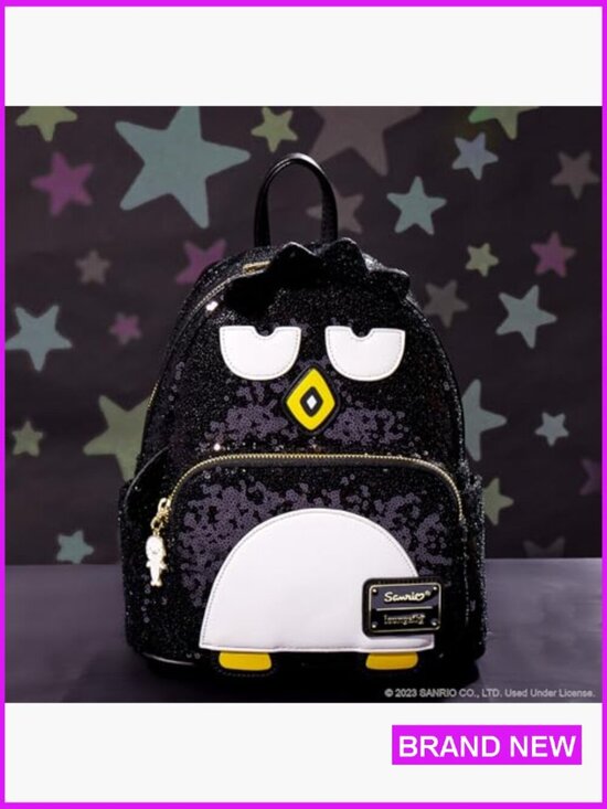 Sequin Mini Backpack Chic Cosplay Daypack Faux Leather Unisex Casual